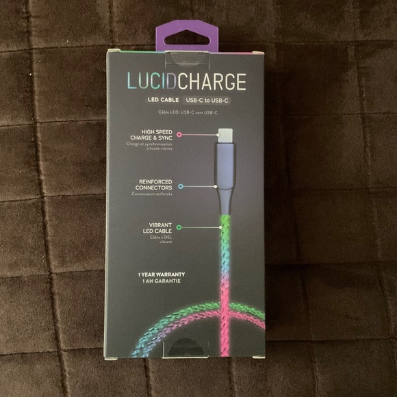 Helix Lucid Charge LED USB-C Cable - Picture 2 of 2